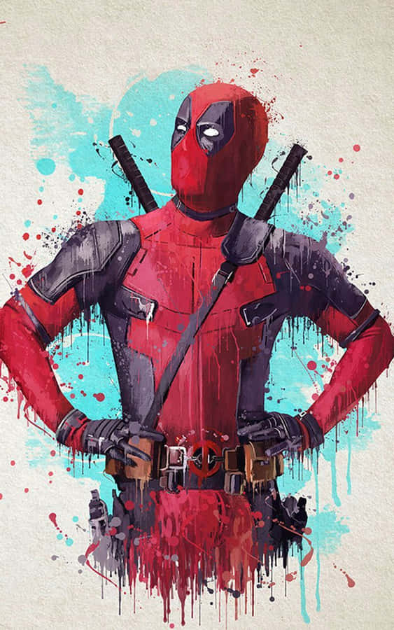DeadpoolKunst 736 x 1177 Hintergrundbild