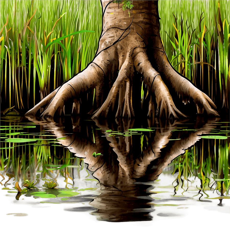 Wetland Roots PNG kjp