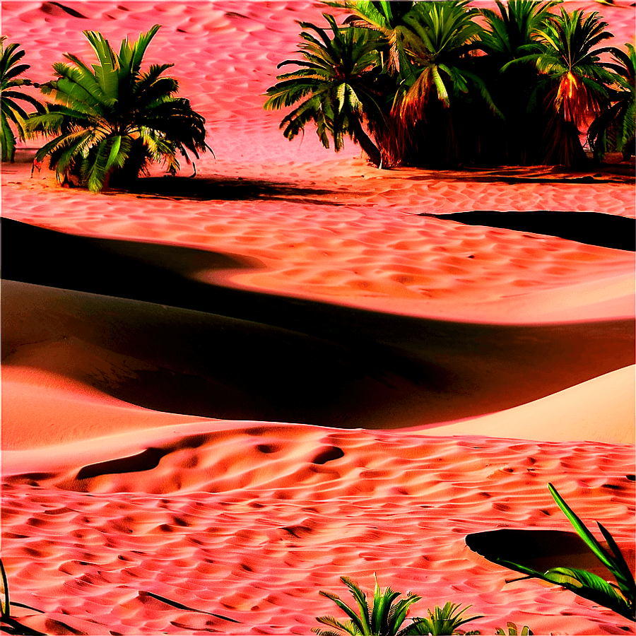 Desert Mirage Oasis PNG 06112024