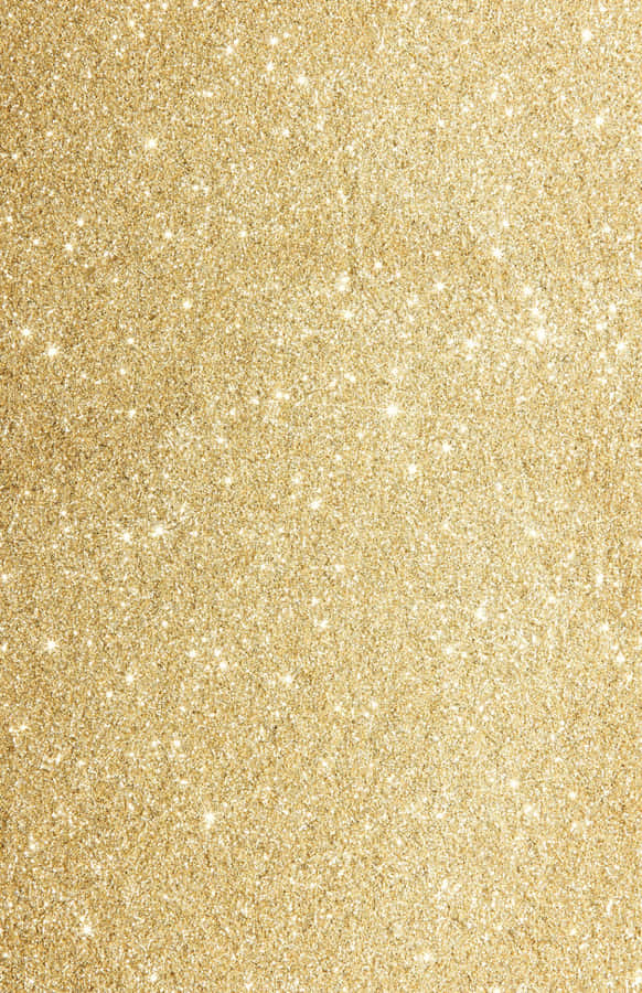 ReinigtesGold Glitzerbild