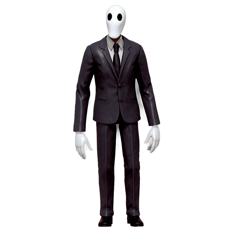 Disturbing Slenderman Figure PNG atg42