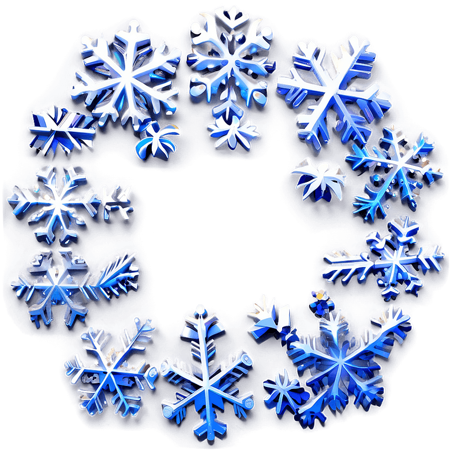 Whirling Snowflakes PNG cgq