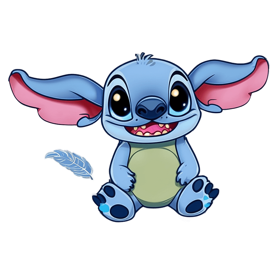 Adorable Stitch Illustration PNG 18