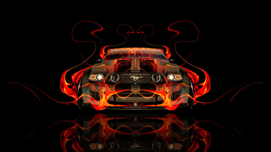 Autosportiva fiamma infuocata