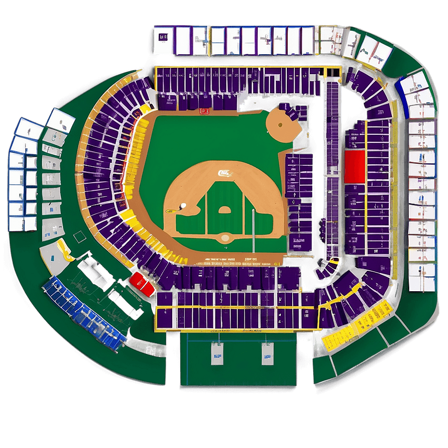 Baseball Stadium Upper Deck View PNG cwa3