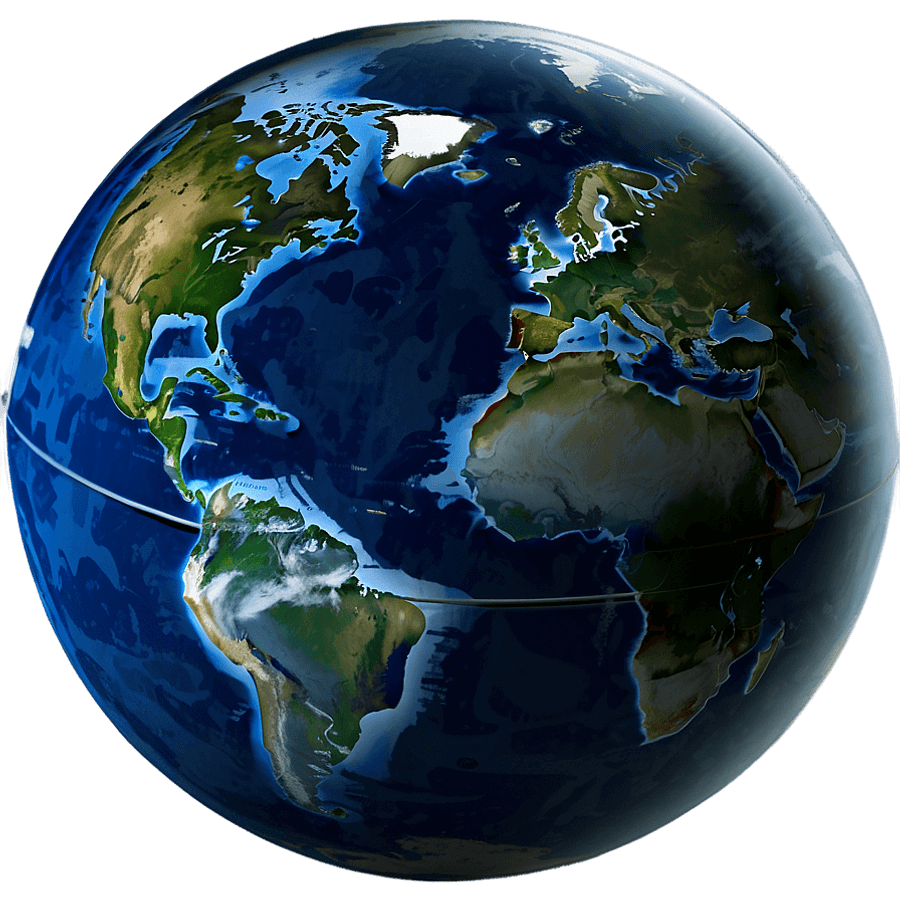 Geographic Globe Icon PNG 05252024