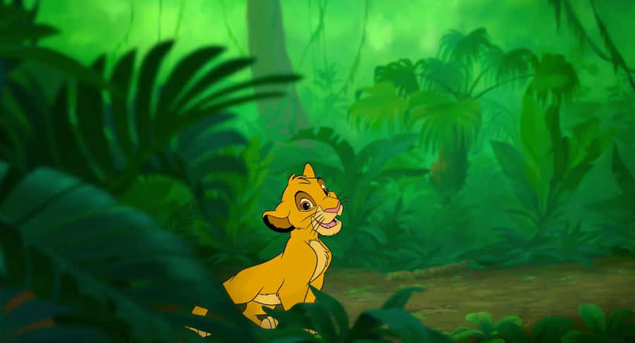 Giovane Simba nella Giungla