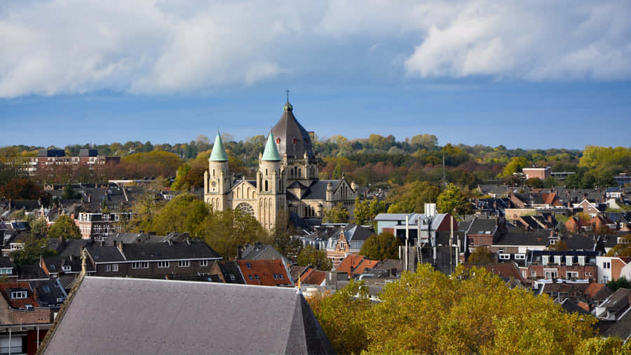 Panorama di Maastricht con Cupole di Chiese