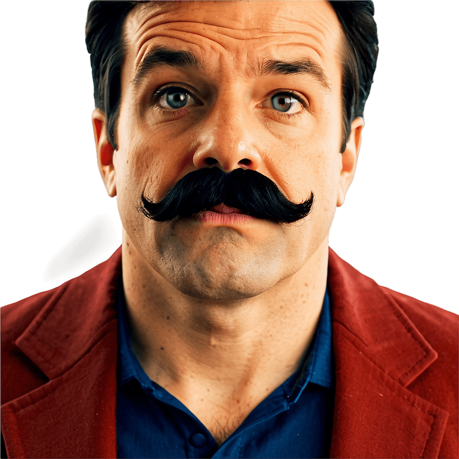 Ted Lasso Mustache PNG nmq44