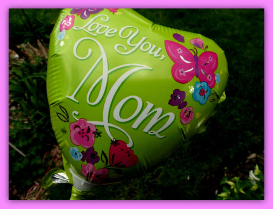 Palloncino Ti Amo Mamma all'Aperto
