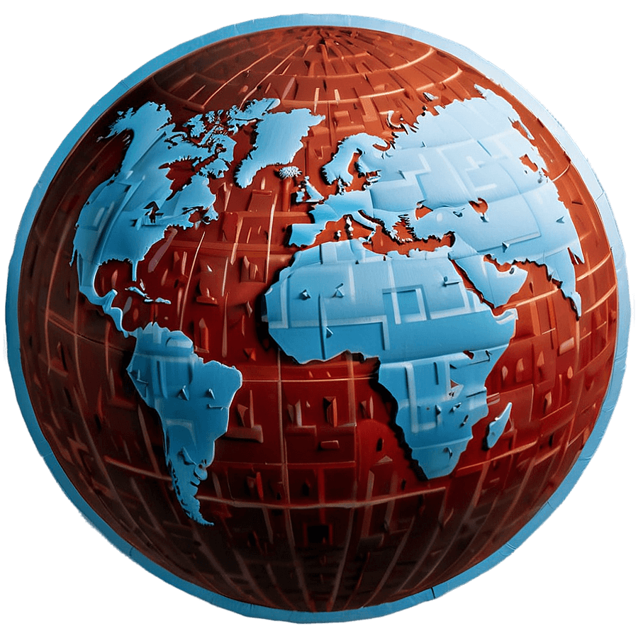 Minimalist Map Icon PNG voi