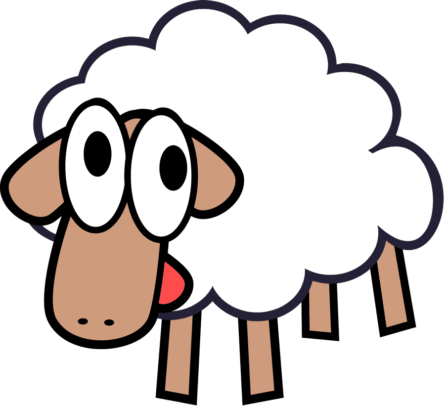 Cartoon Sheep Illustration