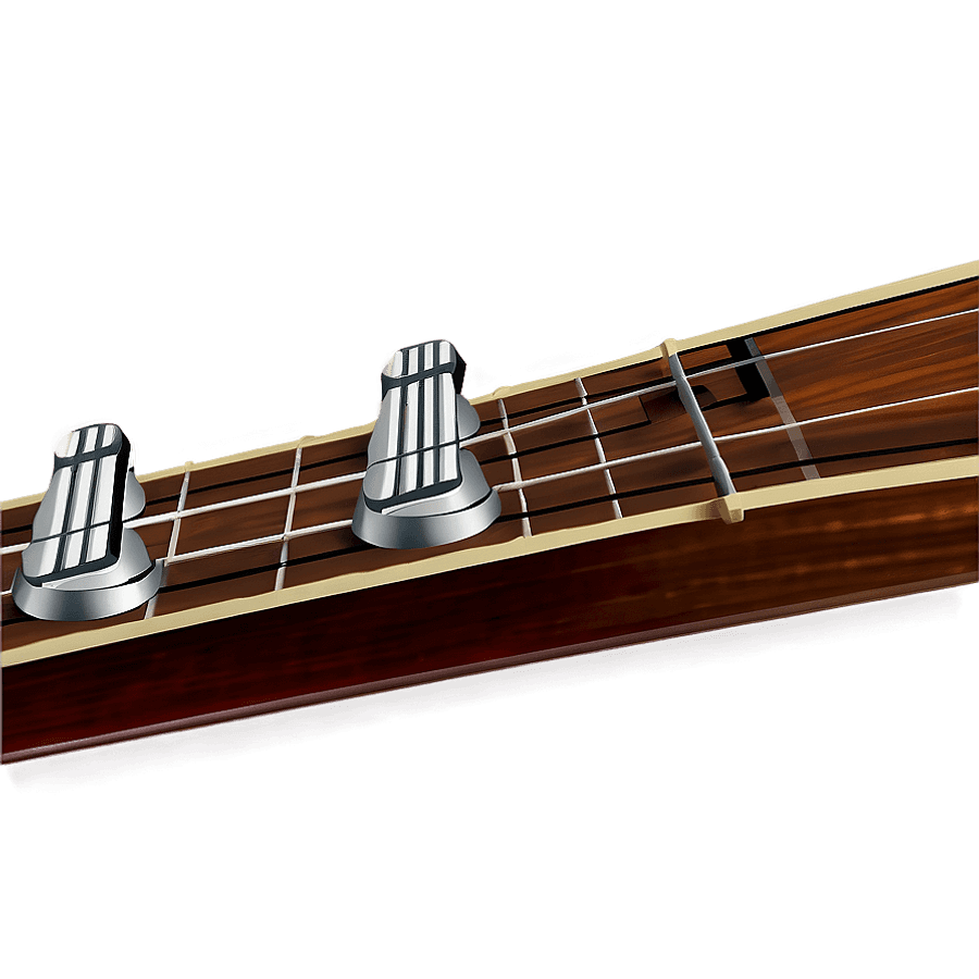Guitar Strings and Fretboard PNG 24