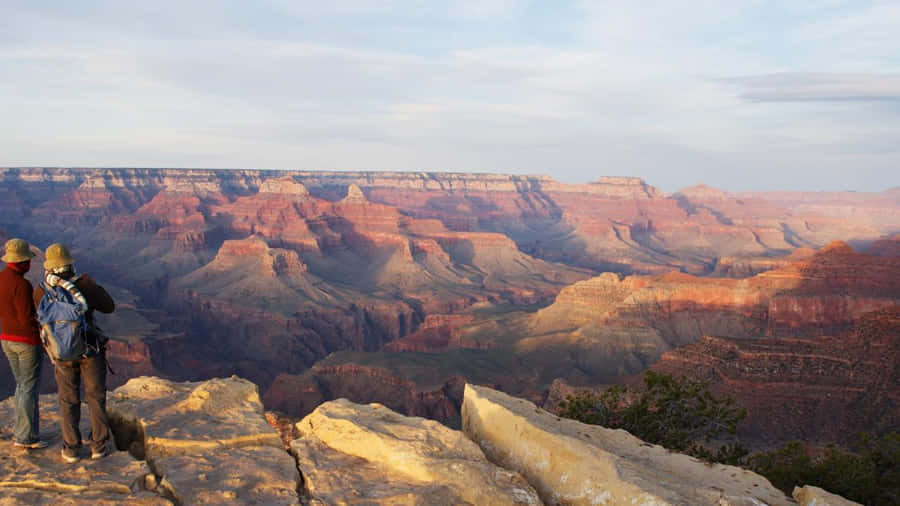 "Den majestætiske og vidstrakte Grand Canyon, Arizona"