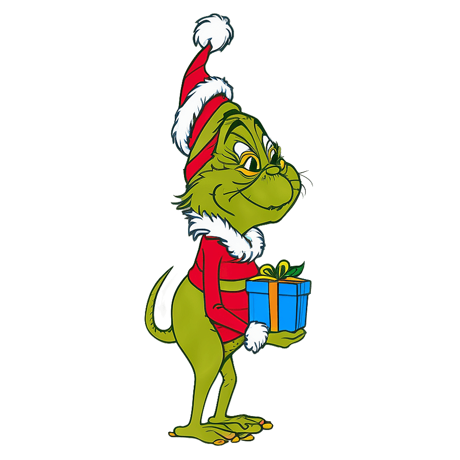 Cheerful Grinchmas Season PNG vam