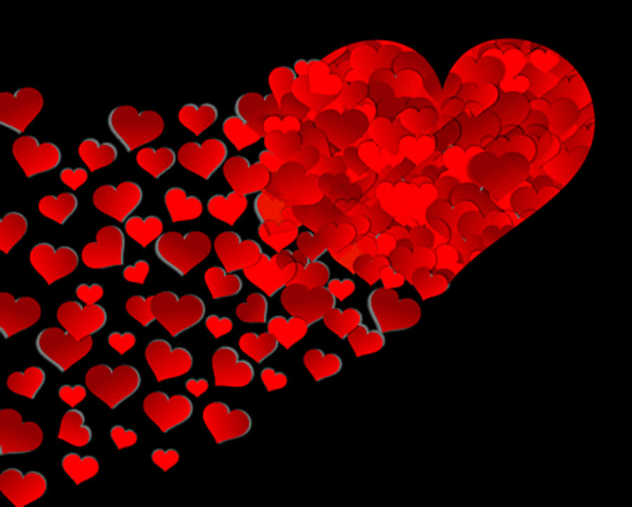 Red Hearts Cascade