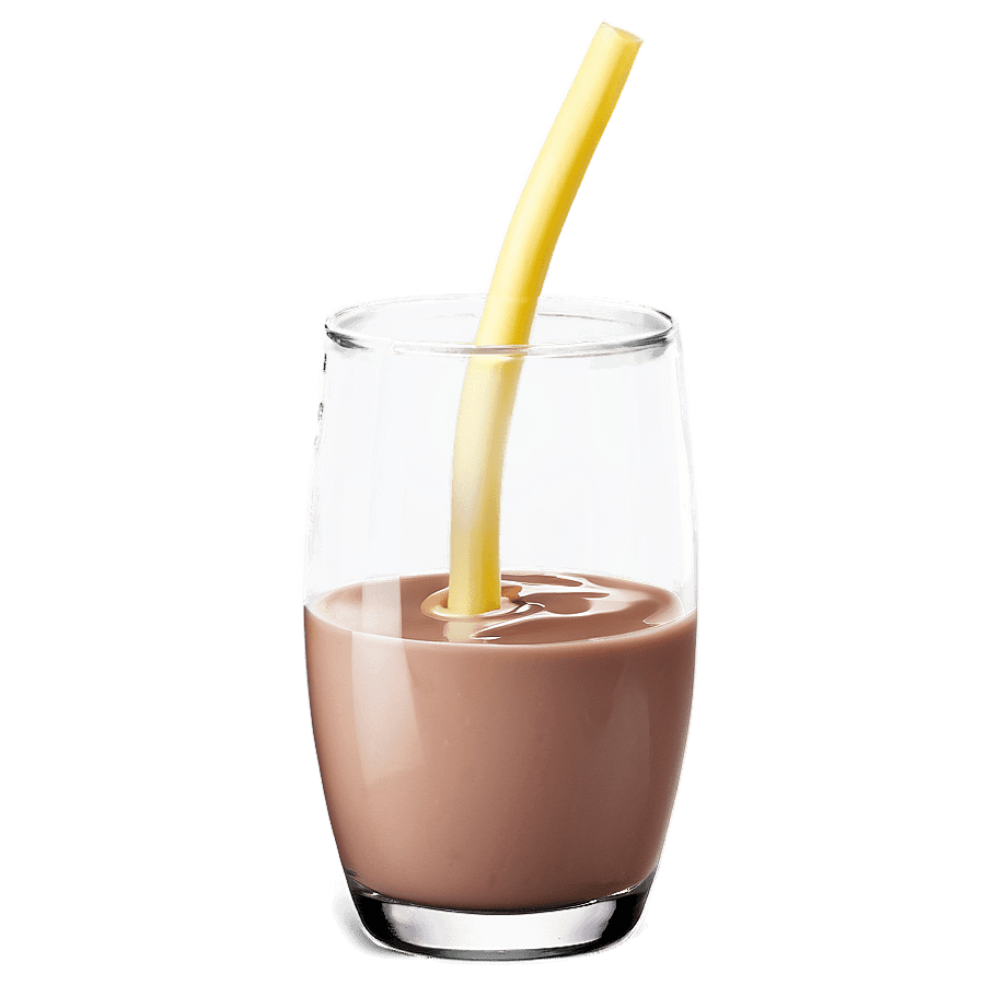 Nutritious Chocolate Milk Breakfast PNG ffm