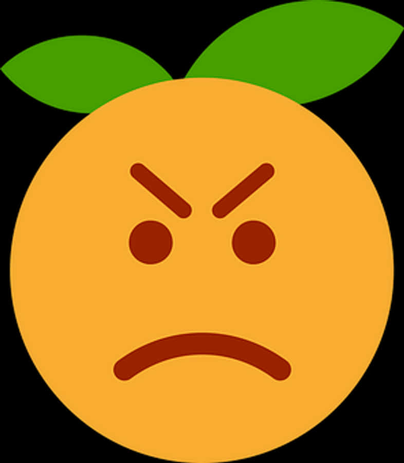 Angry Clementine Emoji