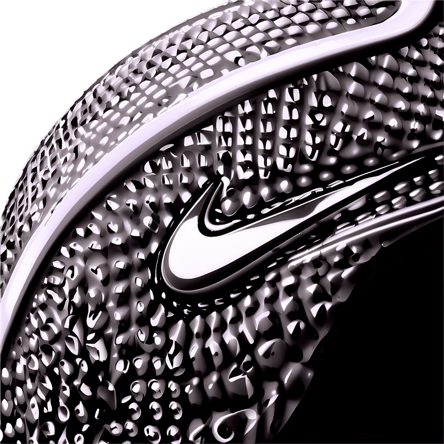 Nike Logo in White PNG 05252024
