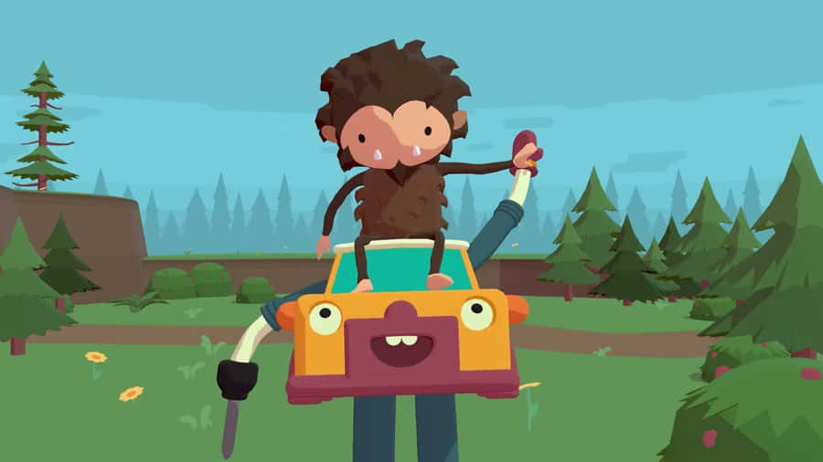 Sassy Il Sasquatch Personaggio Cartone Animato