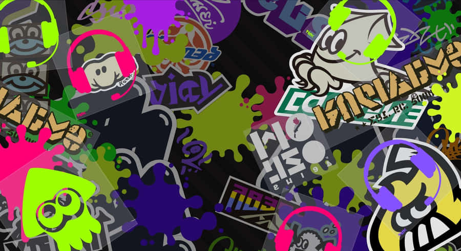 Splatoon3 Graffiti Collage