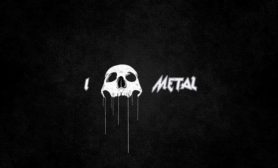 Grunge Metall Schädel Hintergrund