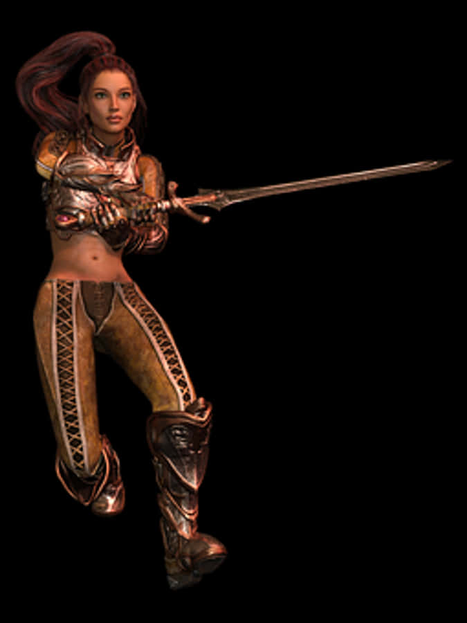 Fantasy Warrior Womanwith Sword