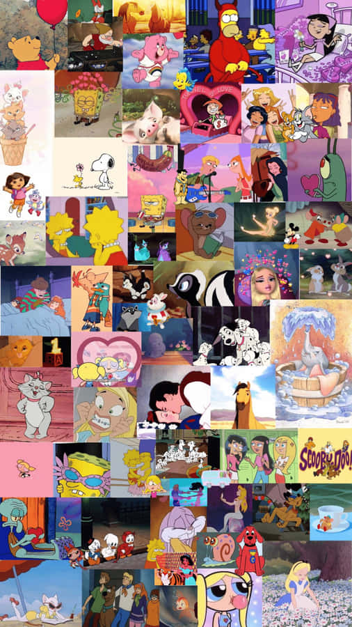 Collage di Cartoni Animati Classici