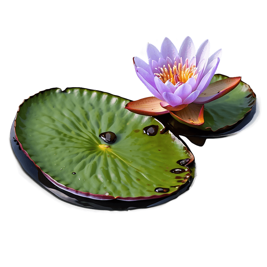 Water Lily in Bloom PNG 06112024