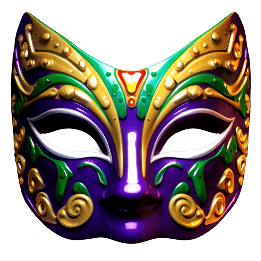 Craft Mardi Gras Mask PNG 5