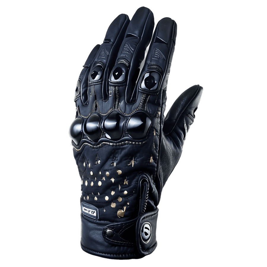 Black Riding Gloves PNG fwt61