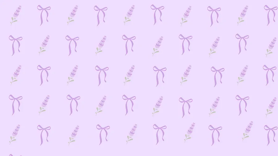 Purple Bow Pattern
