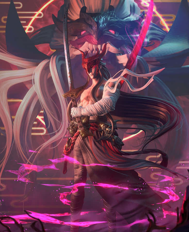 Yone Spirit Hunter Kunstwerk