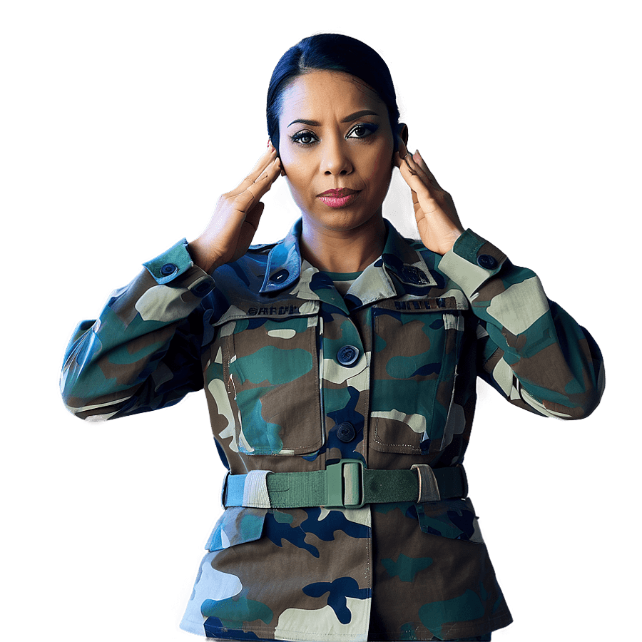 Army Mom Salute PNG lui48