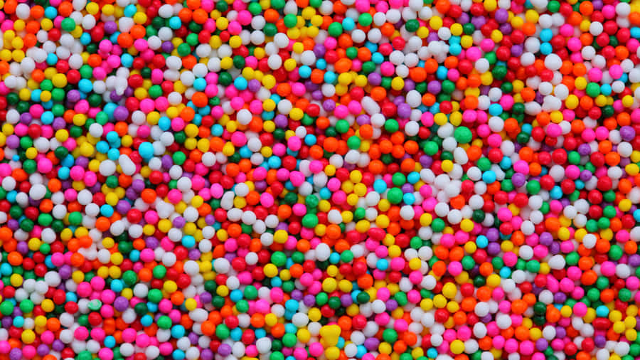 Bunte Zuckergussstreusel-Textur