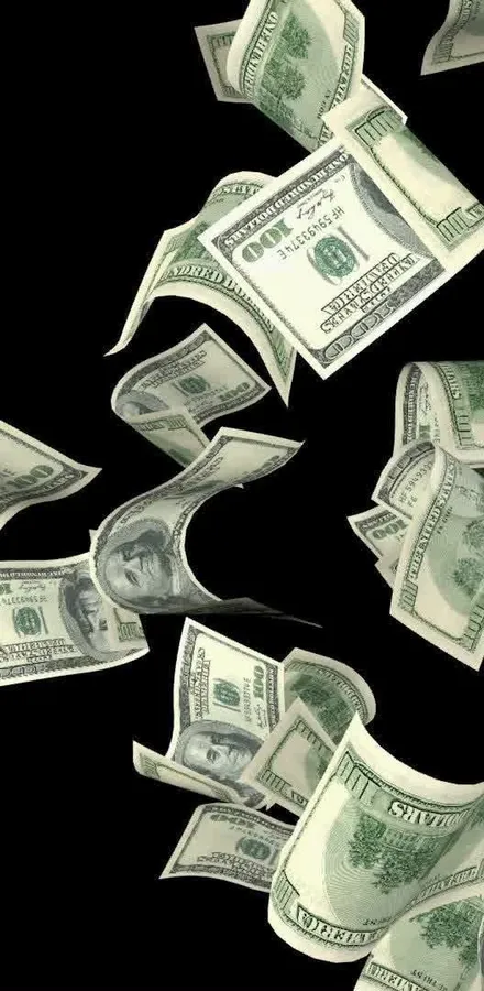 Falling Money Background