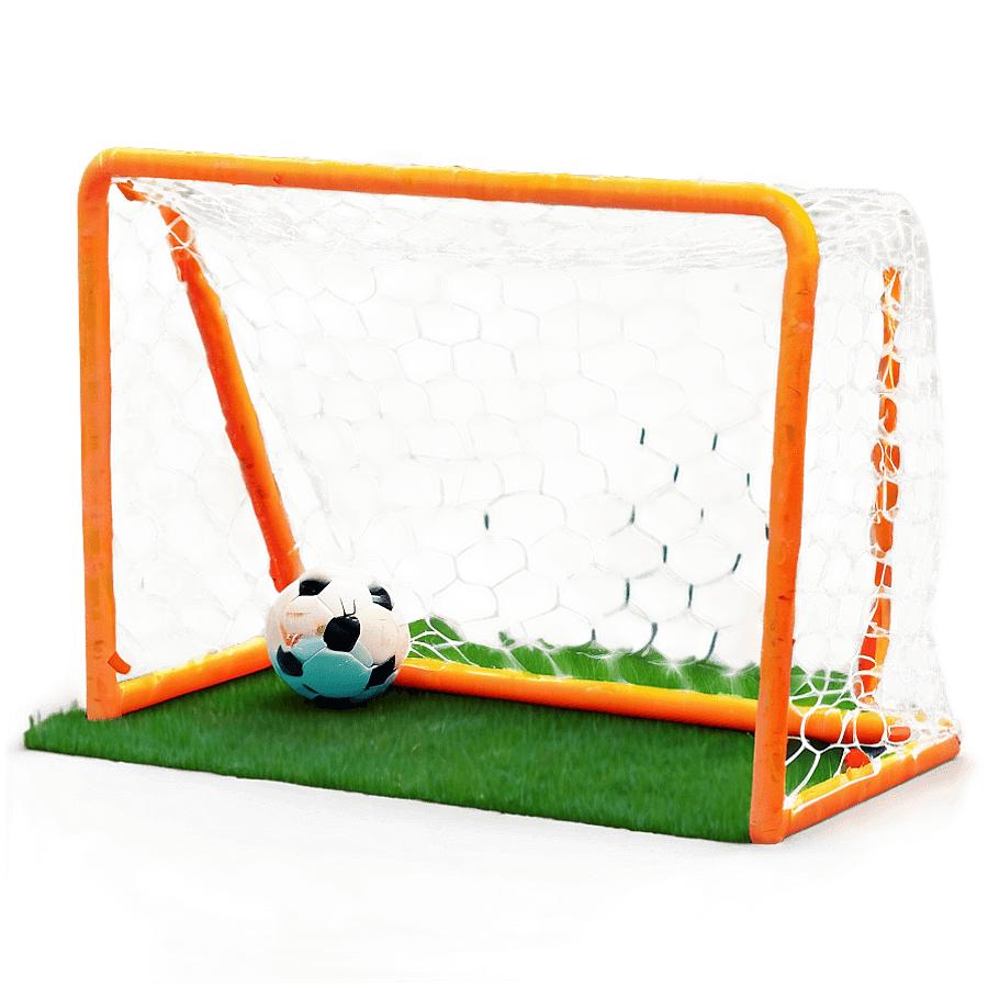 Glowing Soccer Goal Net PNG jmv94