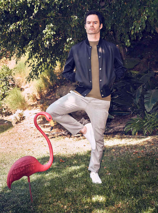 Actor Bill Hader Funny Pose