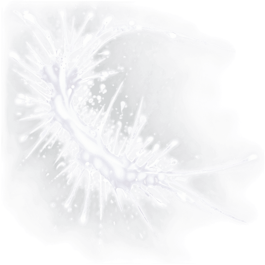 White Splatter Decorative Element PNG dqx