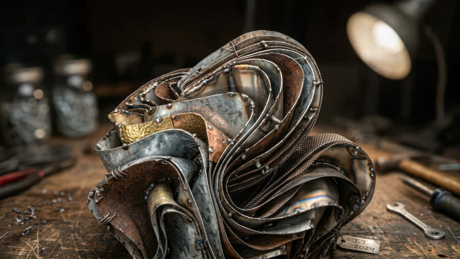 wallpaper,bloom,desktop,windows11,win11,windows,background,screen,backdrop,Metal,Metallic,Iron,Plates,Industrial,Workshop