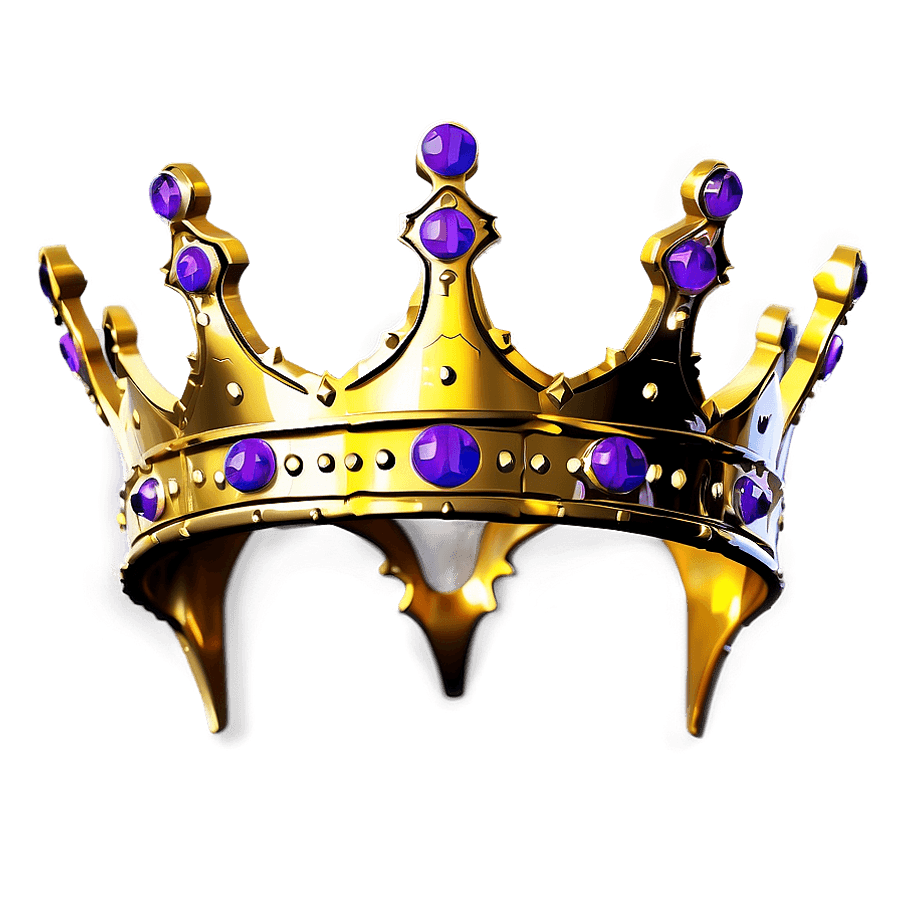 Transparent Gold Crown PNG apt20