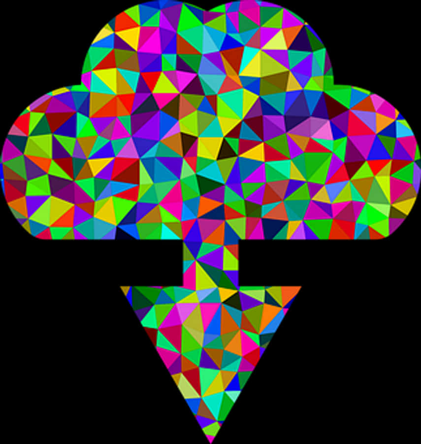 Colorful Geometric Cloud Download