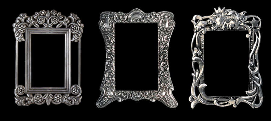 Ornate Silver Picture Frames