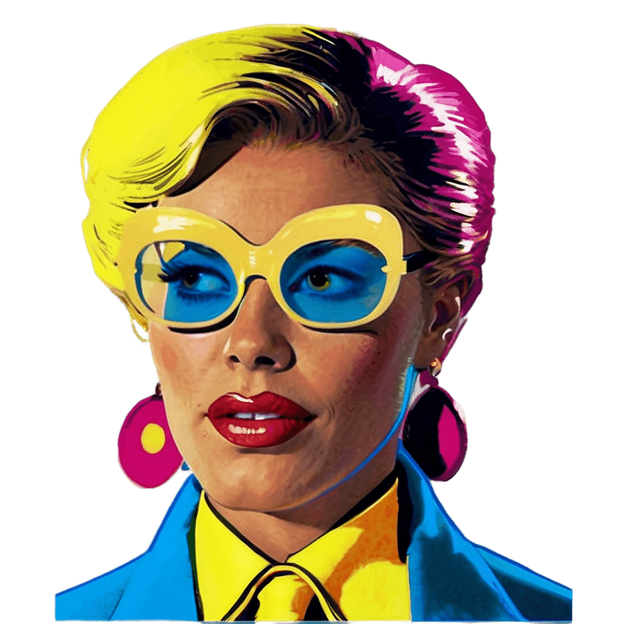 Pop Art Comic Characters PNG jqu