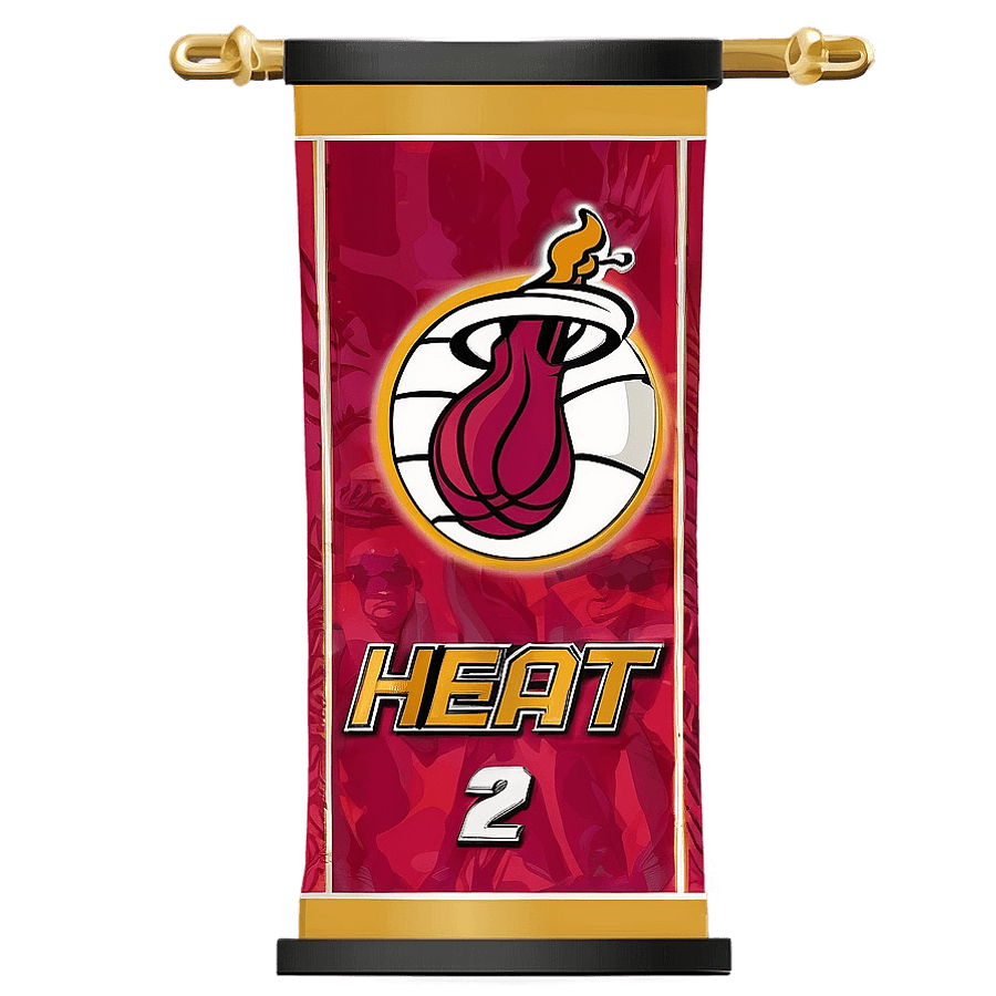 Miami Heat Championship Banner PNG 31
