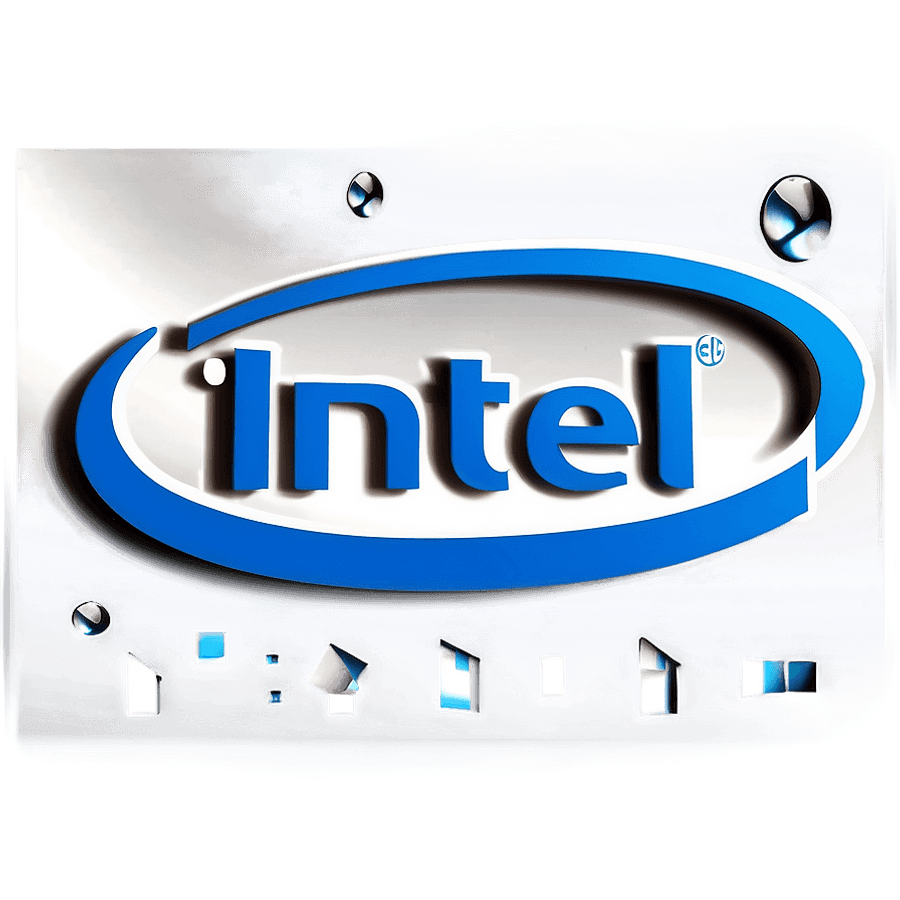 Stylized Intel Logo PNG 51