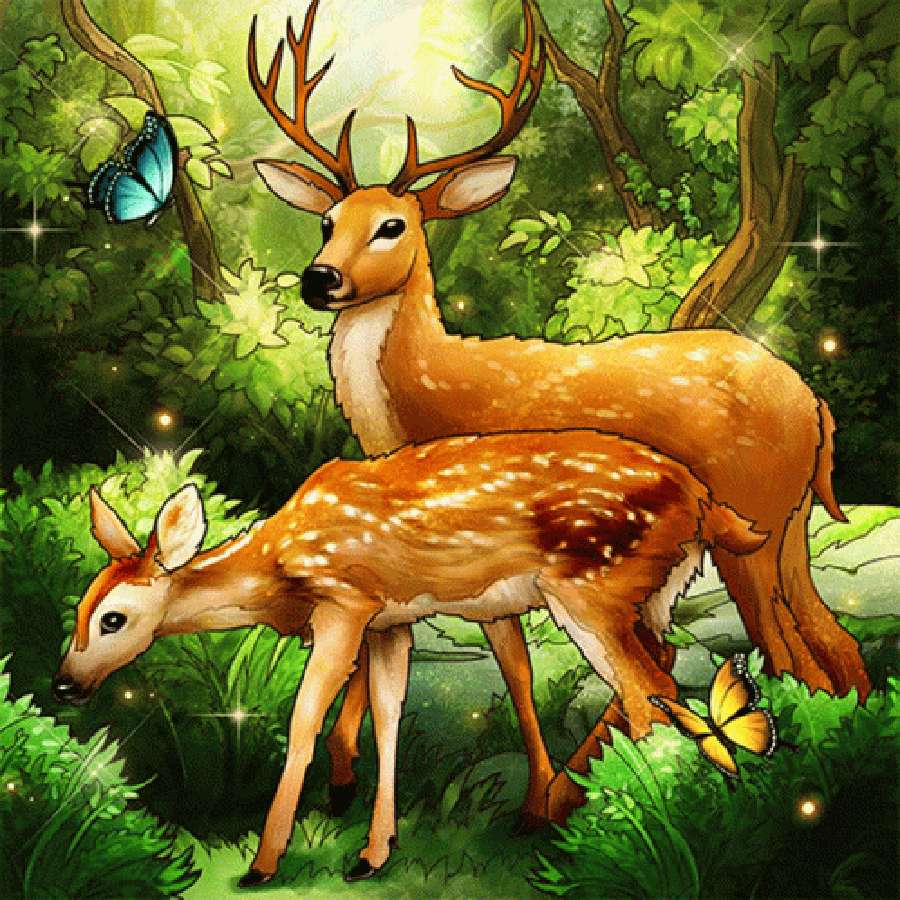 Graceful Deer in the Woods