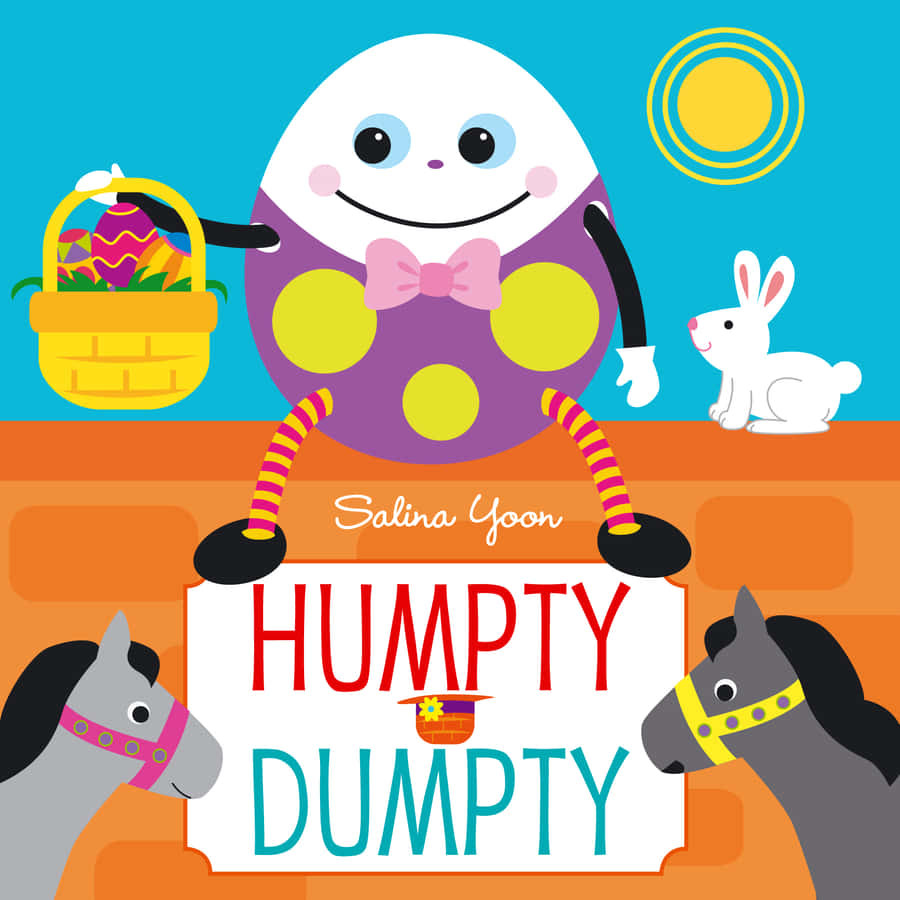 Imagemdo Humpty Dumpty com dois cavalos