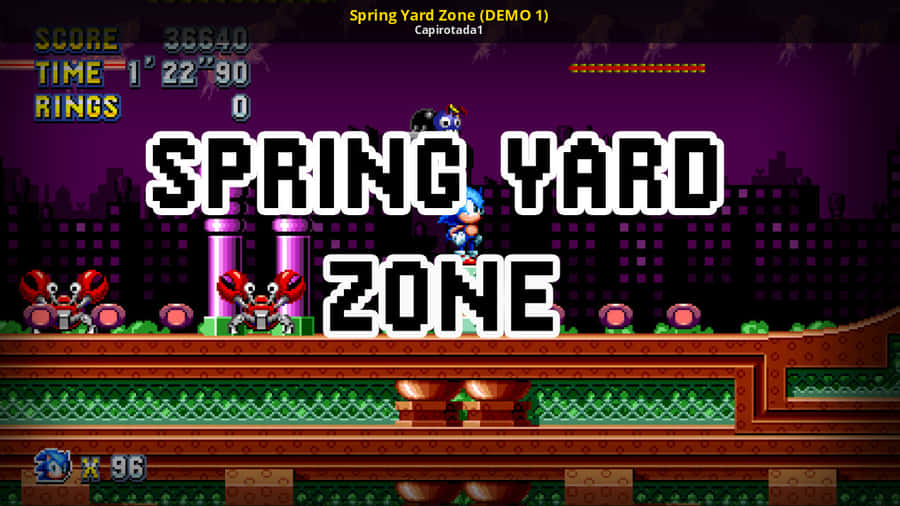 Sonic Spring Yard Zone spill