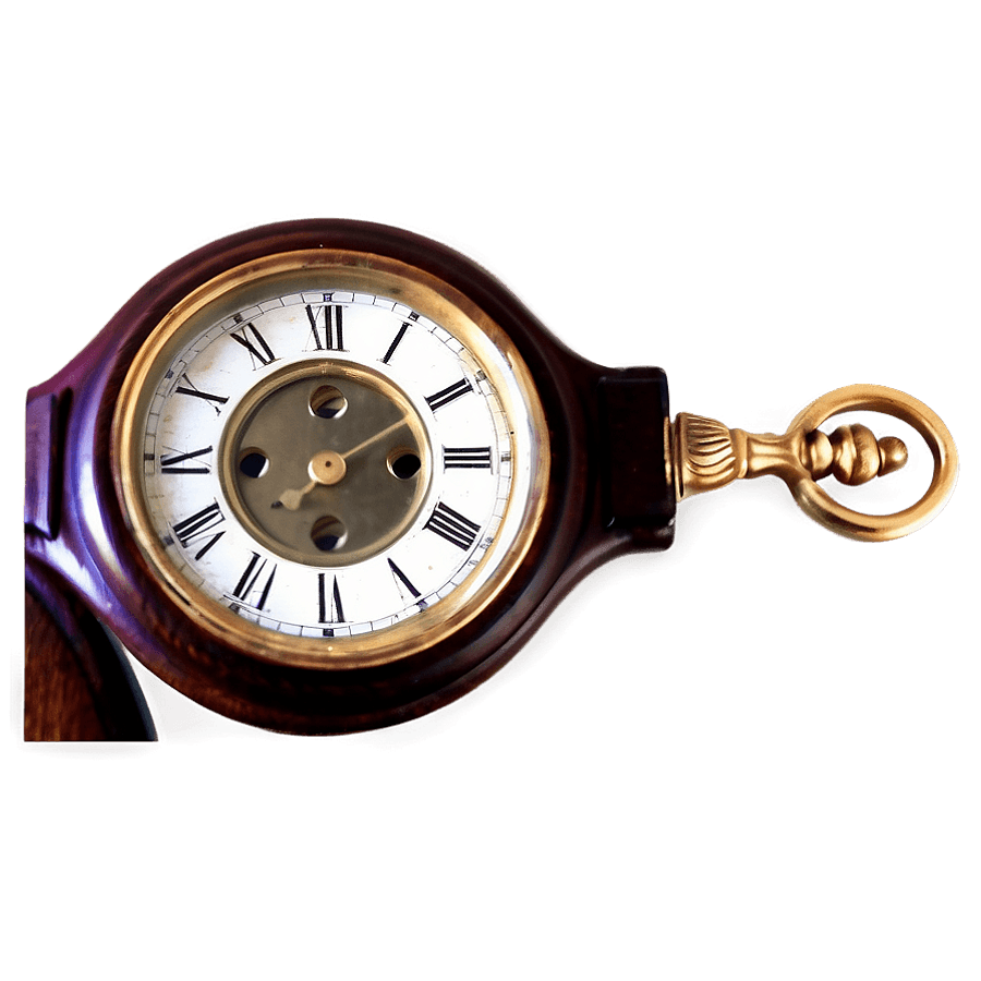 Antique Grandmother Clock PNG otj23